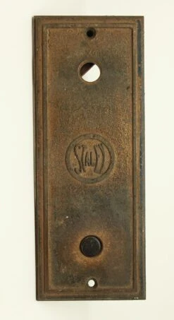 Bronze Staley Elevator Button Plate