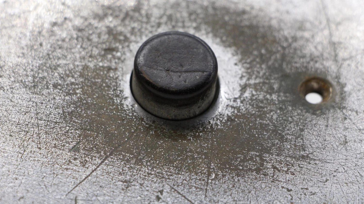 Reclaimed Nickeled Brass Bottom Floor Elevator Plate 5 Reclaimed Nickeled Brass Bottom Floor Elevator Plate - Image 3