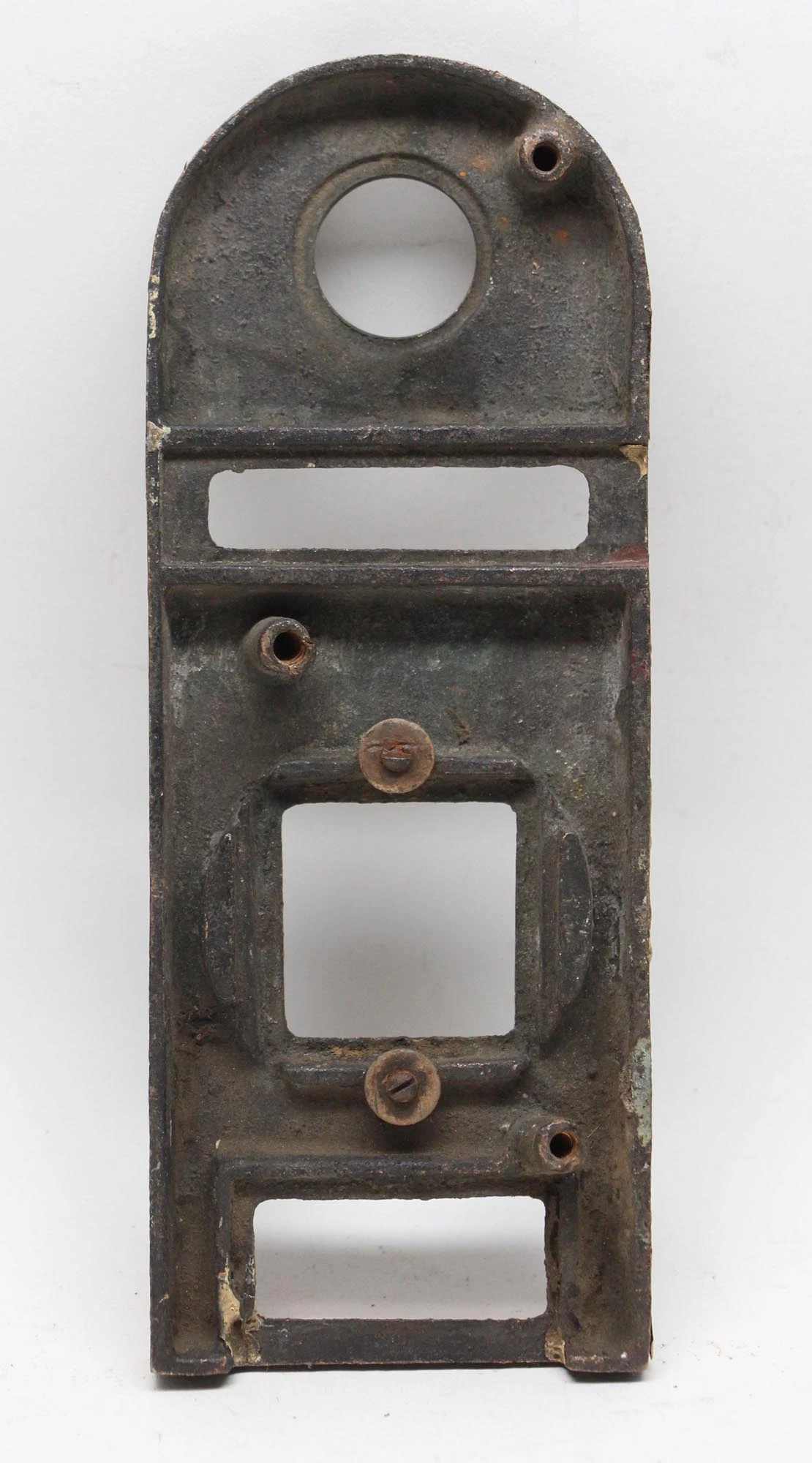 Antique Bronze Art Deco Elevator Plate 4 Antique Bronze Art Deco Elevator Plate - Image 2