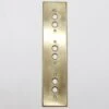Vintage 6 Button Brass Elevator Plate Cover 1 Vintage 6 Button Brass Elevator Plate Cover -OGT Sale Store elevator hardware vintage 6 button brass elevator plate cover q287711