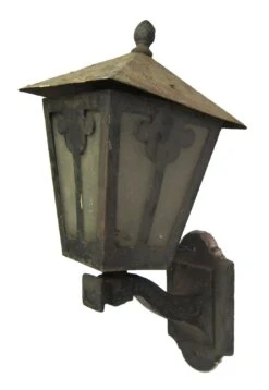 Arts & Crafts Wrought Iron Wall Sconce