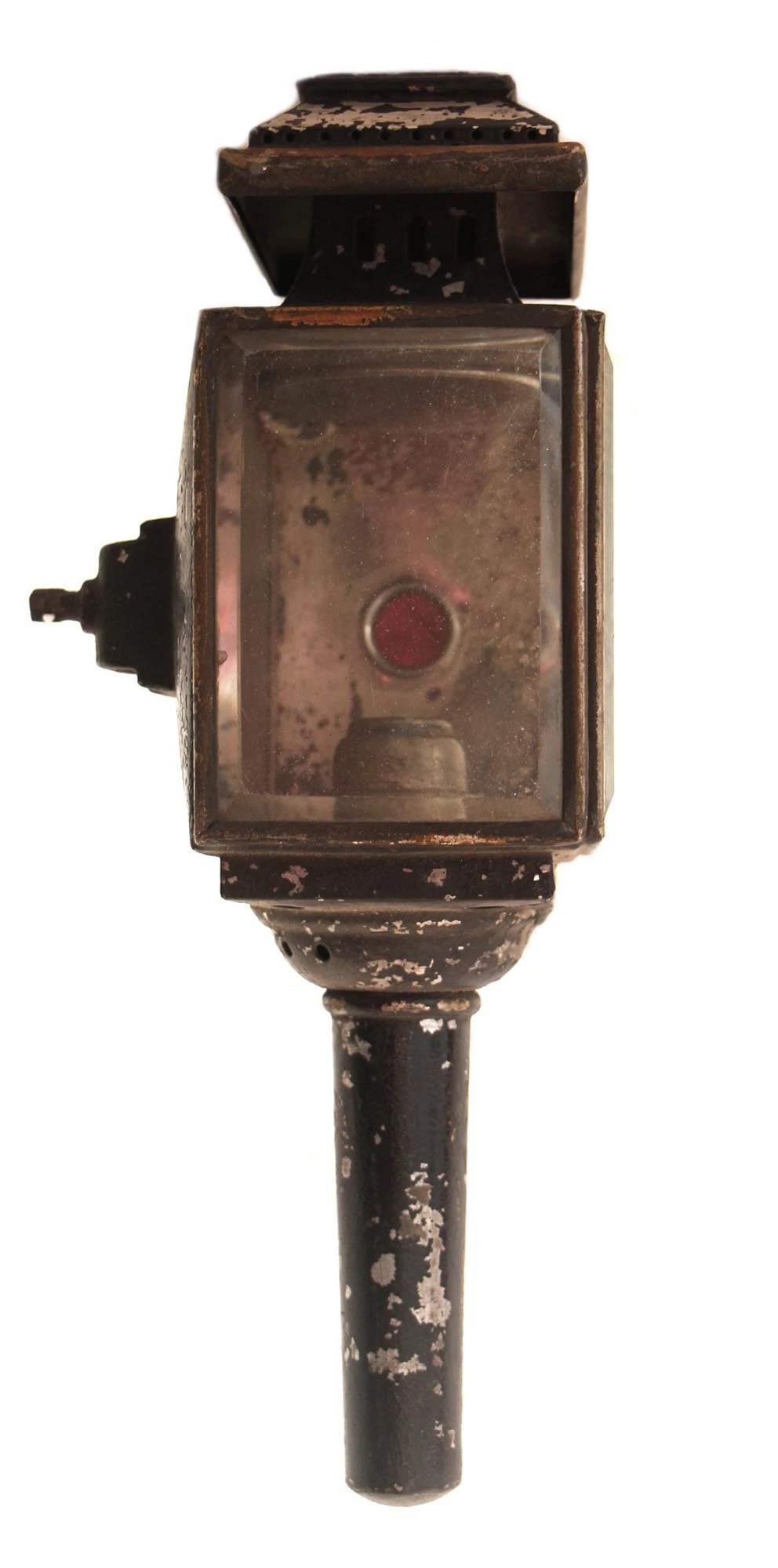 Original Glass & Ruby Jewels Carriage Lantern 5 Original Glass & Ruby Jewels Carriage Lantern - Image 3