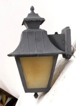 Black Exterior Sconces With Plastic Lens -OGT Sale Store exterior lighting for sale m225742