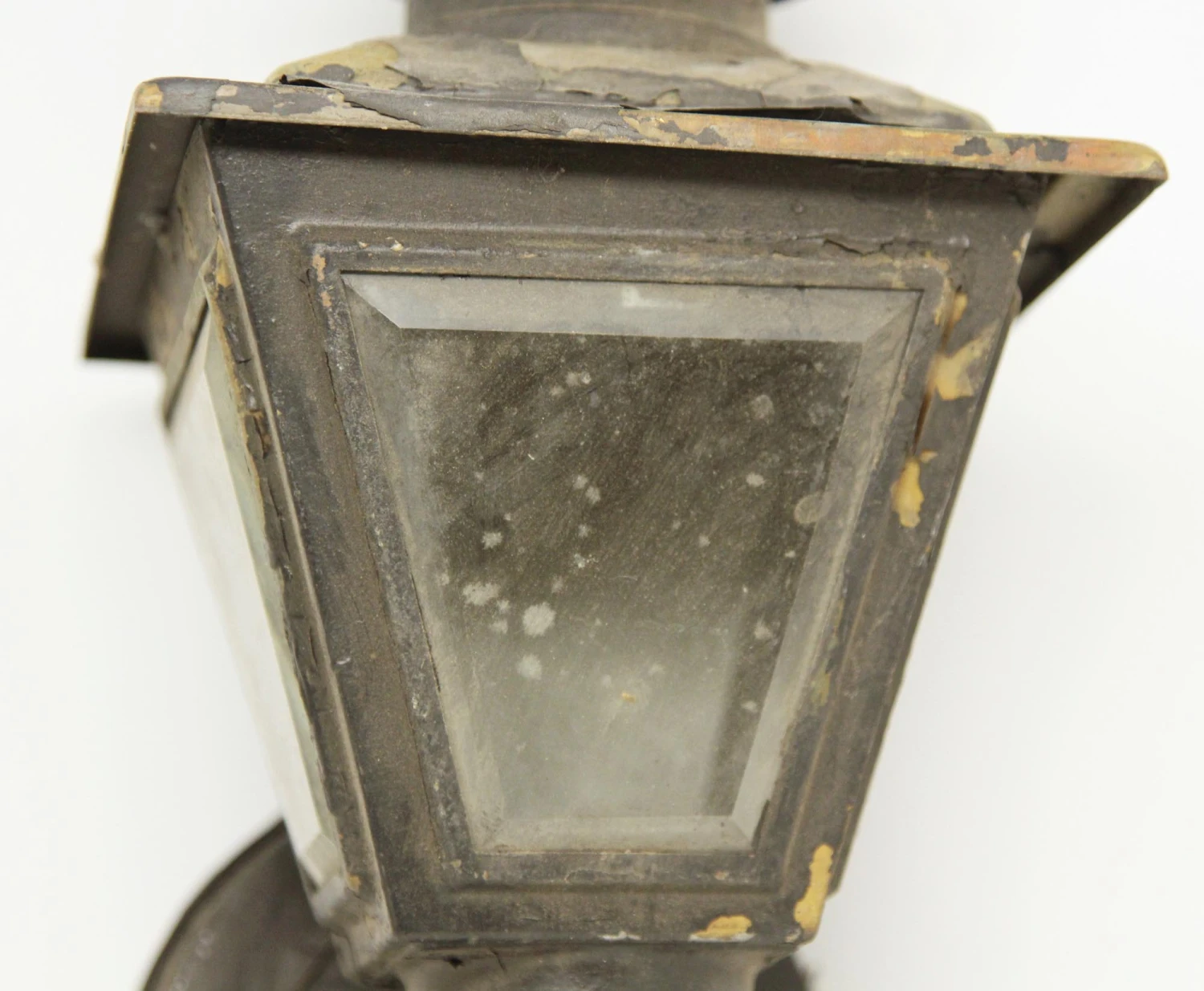 Vintage Federal Exterior Copper Sconce With Eagle Finial 4 Vintage Federal Exterior Copper Sconce With Eagle Finial - Image 3