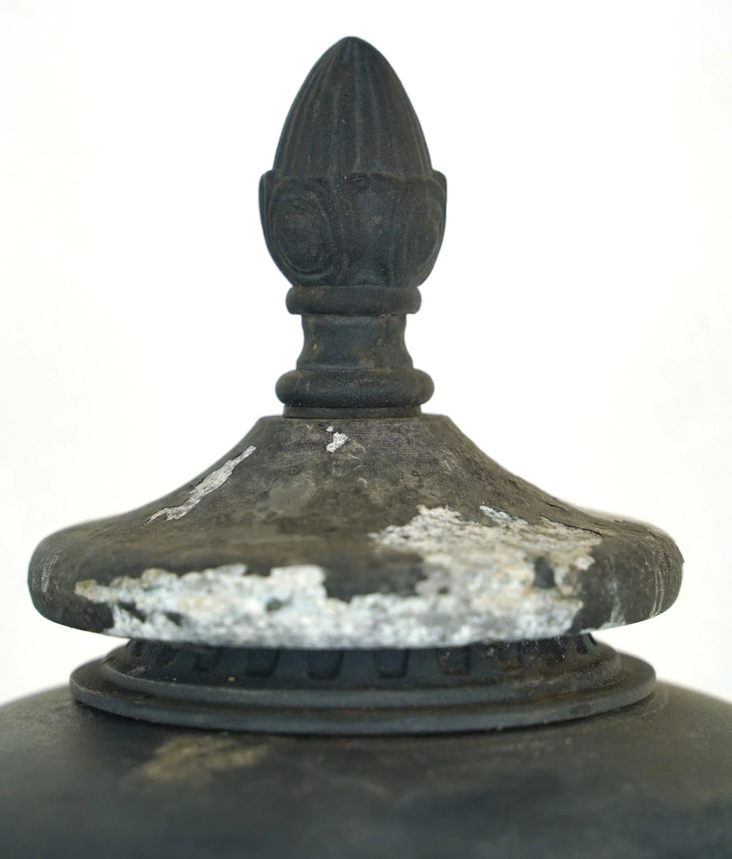 Ornate Aluminum & Seeded Glass Outdoor Wall Sconce 5 Ornate Aluminum & Seeded Glass Outdoor Wall Sconce - Image 3