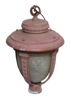 Reclaimed Traditional Red Exterior Lamp Post Light -OGT Sale Store exterior lighting k192085