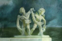 Reclaimed Painted Landscape Mural Wallpaper Canvas -OGT Sale Store f117282 04