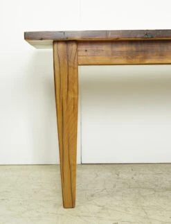 Handcrafted 6 Ft. Pine Live Edge Tapered Leg Farm Dining Table 7 Handcrafted 6 Ft. Pine Live Edge Tapered Leg Farm Dining Table -OGT Sale Store farm tables for sale q284858