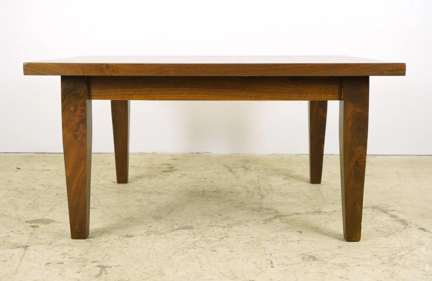 Handcrafted Walnut Tapered Leg Coffee Table 5 Handcrafted Walnut Tapered Leg Coffee Table - Image 3