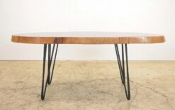 Handcrafted 44 In. Live Edge Mahogany Wafer Coffee Table 12 Handcrafted 44 In. Live Edge Mahogany Wafer Coffee Table -OGT Sale Store farm tables for sale q287313
