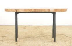 Handcrafted 35.75 In. Live Edge Mahogany Wafer Bench 14 Handcrafted 35.75 In. Live Edge Mahogany Wafer Bench -OGT Sale Store farm tables for sale q287315