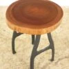 Handcrafted 19.125 In. Live Edge Mahogany Wafer Stool 2 Handcrafted 19.125 In. Live Edge Mahogany Wafer Stool -OGT Sale Store farm tables handcrafted 19125 in live edge mahogany wafer stool q287314