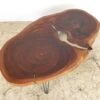 Handcrafted 53.625 In. Live Edge Mahogany Wafer Coffee Table 2 Handcrafted 53.625 In. Live Edge Mahogany Wafer Coffee Table -OGT Sale Store farm tables handcrafted 53625 in live edge mahogany wafer coffee table q287304