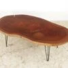 Handcrafted 59 In. Live Edge Mahogany Wafer Coffee Table 2 Handcrafted 59 In. Live Edge Mahogany Wafer Coffee Table -OGT Sale Store farm tables handcrafted 59 in live edge mahogany wafer coffee table q287309