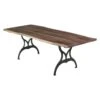 Handcrafted 8 Ft. Live Edge Walnut Brooklyn Legs Dining Table 2 Handcrafted 8 Ft. Live Edge Walnut Brooklyn Legs Dining Table -OGT Sale Store farm tables handcrafted 8 ft live edge walnut brooklyn legs dining table q278722