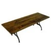 Handcrafted 8 Ft. Pine Cast Iron Brooklyn Legs Dining Farm Table 2 Handcrafted 8 Ft. Pine Cast Iron Brooklyn Legs Dining Farm Table -OGT Sale Store farm tables handcrafted 8 ft pine cast iron brooklyn legs dining farm table q285481