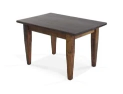 Handmade 4 Ft. Provincial Pine Tapered Legs Farm Dining Table