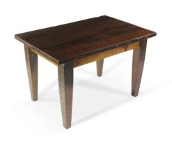Handmade 4 Ft. Provincial Stain Heart Pine Dining Table