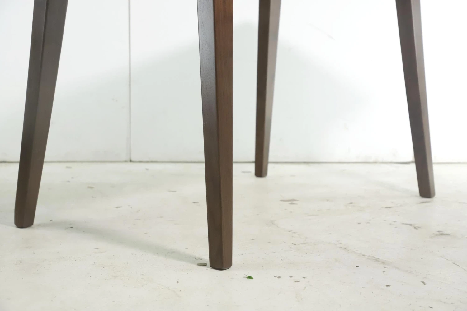 Handcrafted 4.5 Ft. Walnut Resin Tapered Leg Dining Table 4 Handcrafted 4.5 Ft. Walnut Resin Tapered Leg Dining Table - Image 2