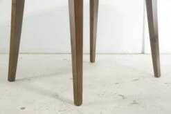 Handcrafted 4.5 Ft. Oval Walnut Tapered Leg Dining Table -OGT Sale Store farm tables q280553