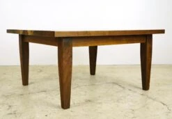 Handcrafted Walnut Tapered Leg Coffee Table 9 Handcrafted Walnut Tapered Leg Coffee Table -OGT Sale Store farm tables q286786