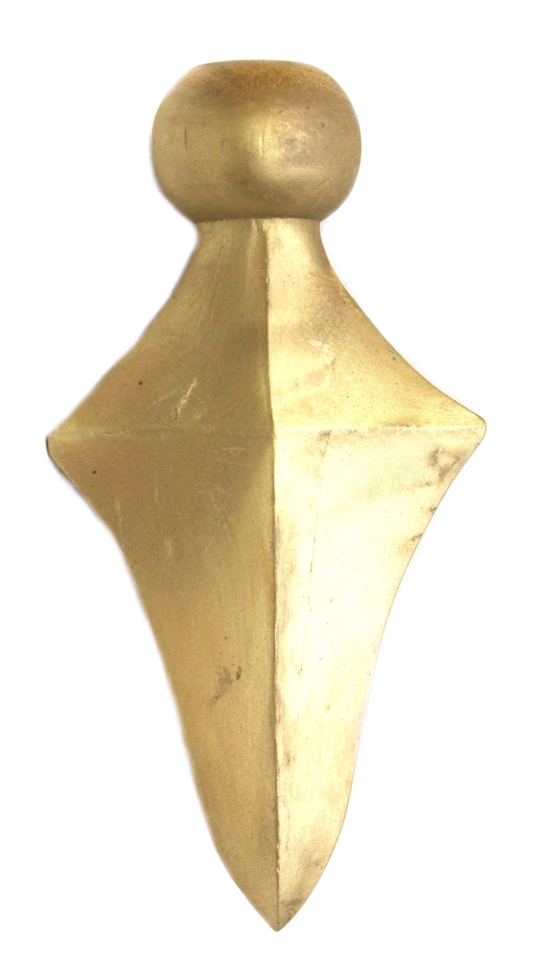 Vintage Gold Colored Wooden Arrow Finial 4 Vintage Gold Colored Wooden Arrow Finial - Image 2