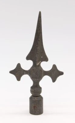 Antique Gothic Black Bronze Finial