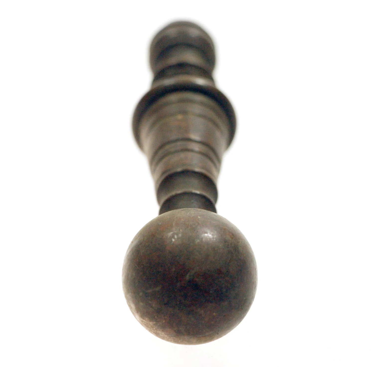 Vintage Cast Bronze Ball Tip Finial 5 Vintage Cast Bronze Ball Tip Finial - Image 3