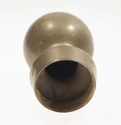 Vintage Solid Dark Brass Ball Tip Finial 9 Vintage Solid Dark Brass Ball Tip Finial -OGT Sale Store finials for sale l197676