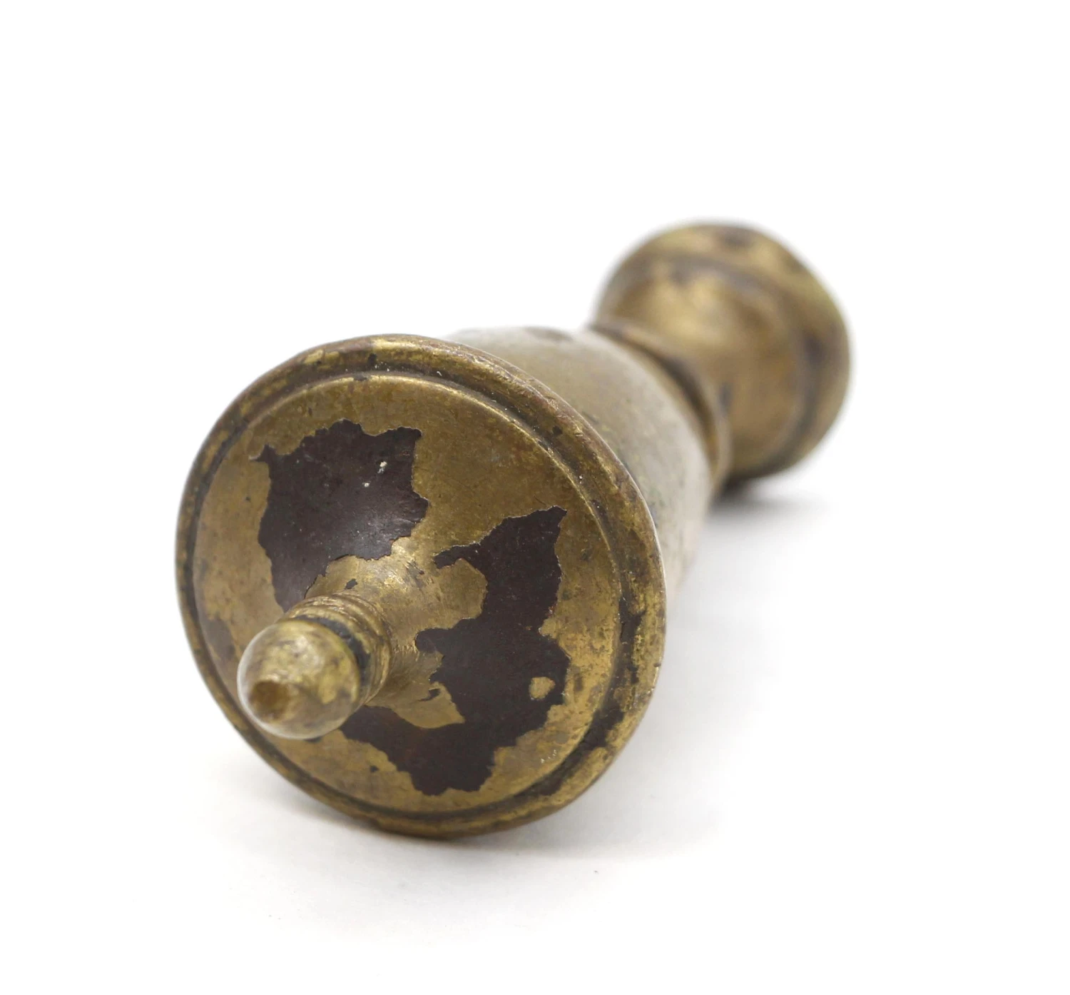 Vintage 3.875 In. Steeple Urn Cast Brass Finial 5 Vintage 3.875 In. Steeple Urn Cast Brass Finial - Image 3