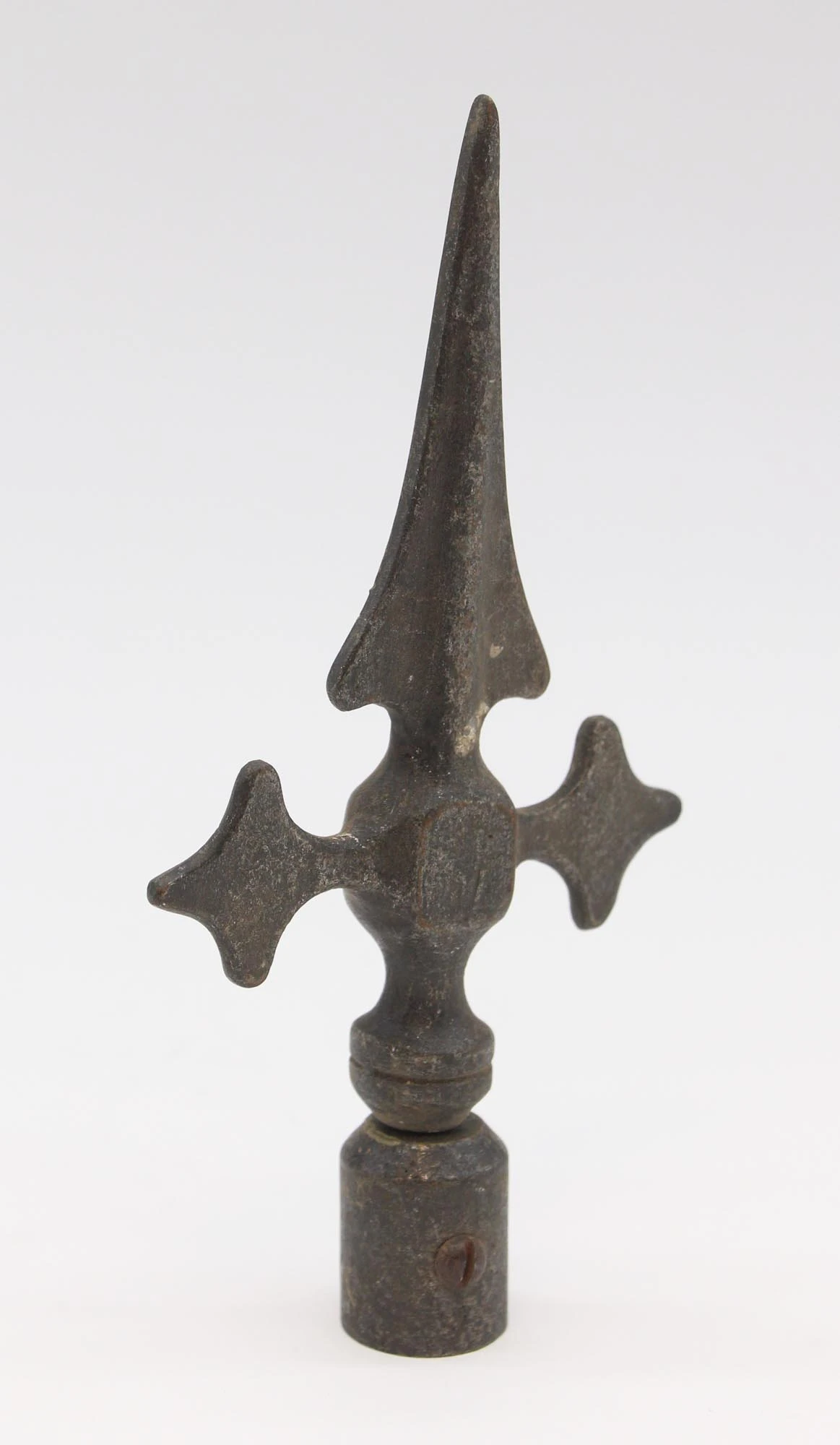 Antique Gothic Black Bronze Finial 4 Antique Gothic Black Bronze Finial - Image 2