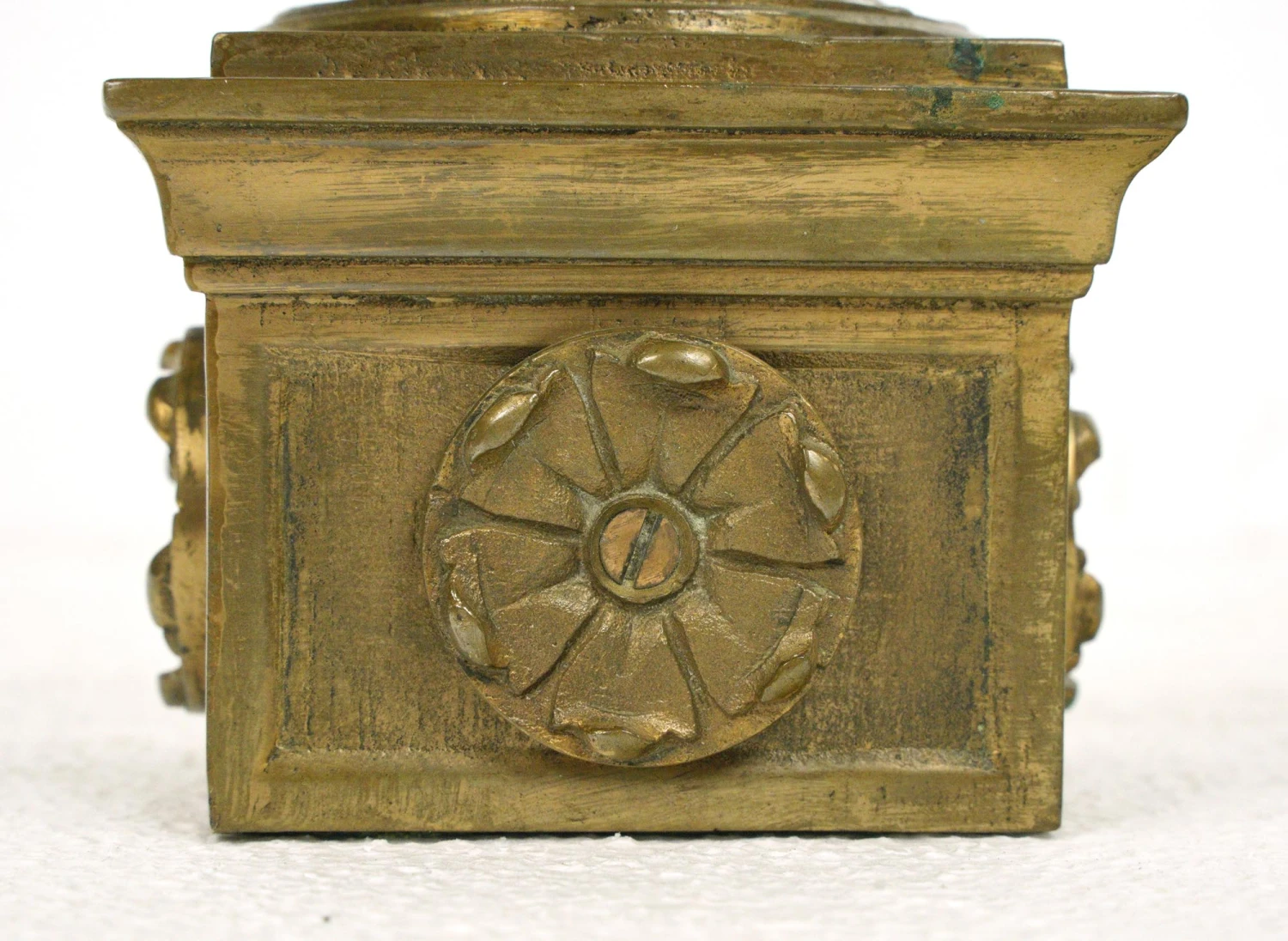 Reclaimed 8.75 In. Cast Bronze Urn Finial For Newel Post 4 Reclaimed 8.75 In. Cast Bronze Urn Finial For Newel Post - Image 2