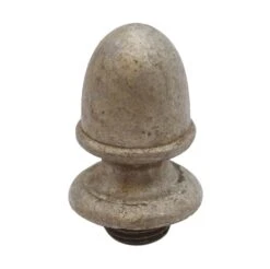 Reclaimed Gray Painted Cast Brass Steeple Finial