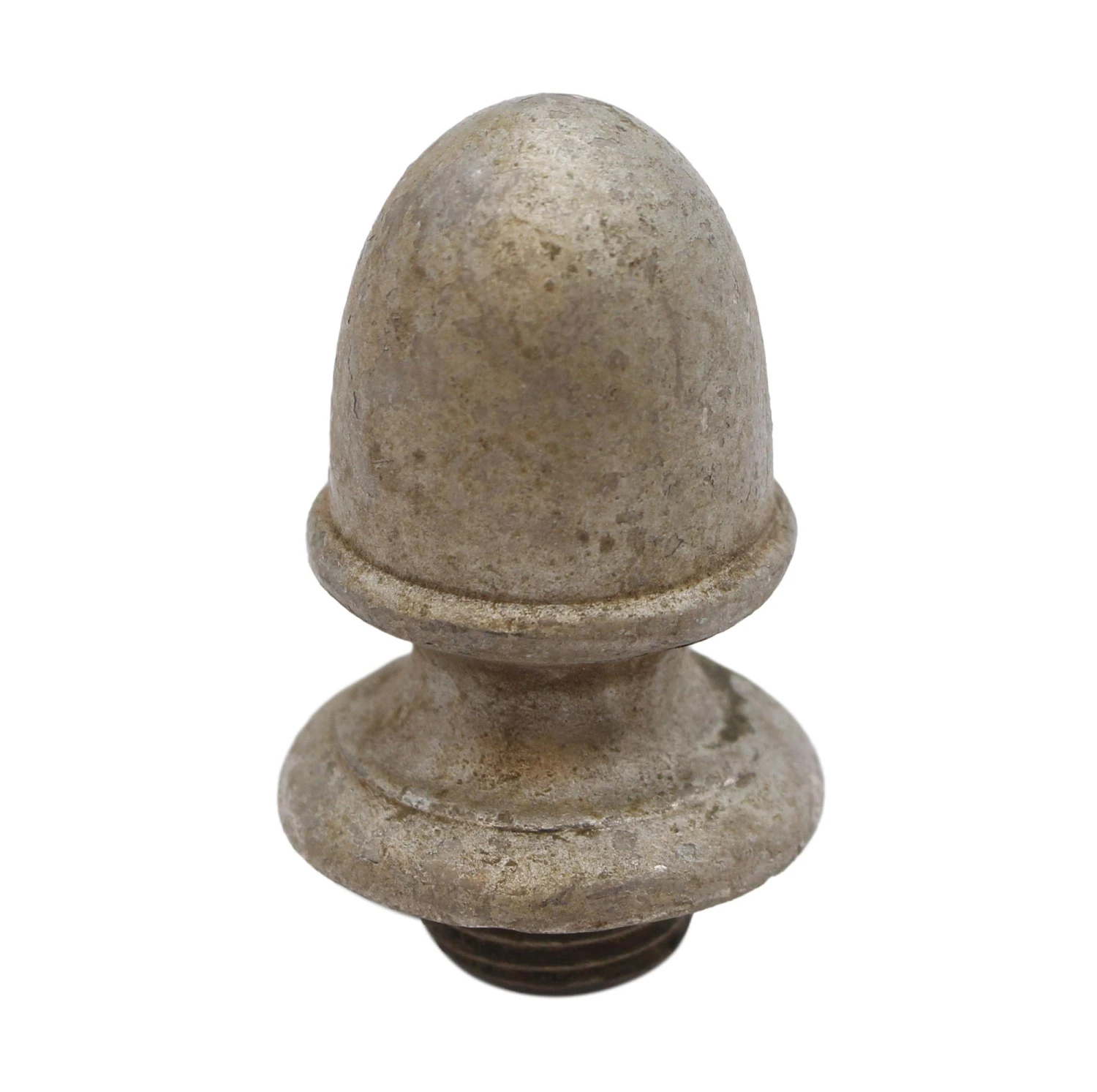 Reclaimed Gray Painted Cast Brass Steeple Finial 3 Reclaimed Gray Painted Cast Brass Steeple Finial