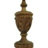 Reclaimed Hand Carved Acanthus Leaf Pine Finial 1 Reclaimed Hand Carved Acanthus Leaf Pine Finial -OGT Sale Store finials reclaimed hand carved acanthus leaf pine finial q285454