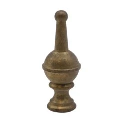 Vintage 2 In. Steeple Solid Brass Finial