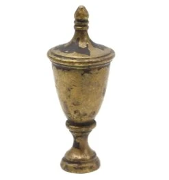 Vintage 3.875 In. Steeple Urn Cast Brass Finial