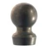 Vintage Solid Dark Brass Ball Tip Finial 2 Vintage Solid Dark Brass Ball Tip Finial -OGT Sale Store finials vintage solid dark brass ball tip finial l197676