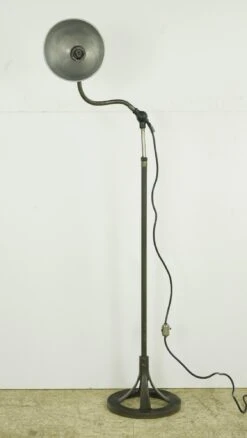 1920s The Burdick Corp. Zoalite Adjustable Floor Lamp