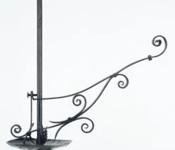 Antique Wrought Iron Swag Pendant Light Stand 13 Antique Wrought Iron Swag Pendant Light Stand -OGT Sale Store floor lamps for sale q282815