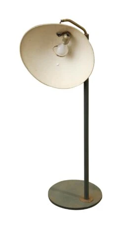 Vintage 54 In. Industrial Green Steel Floor Lamp