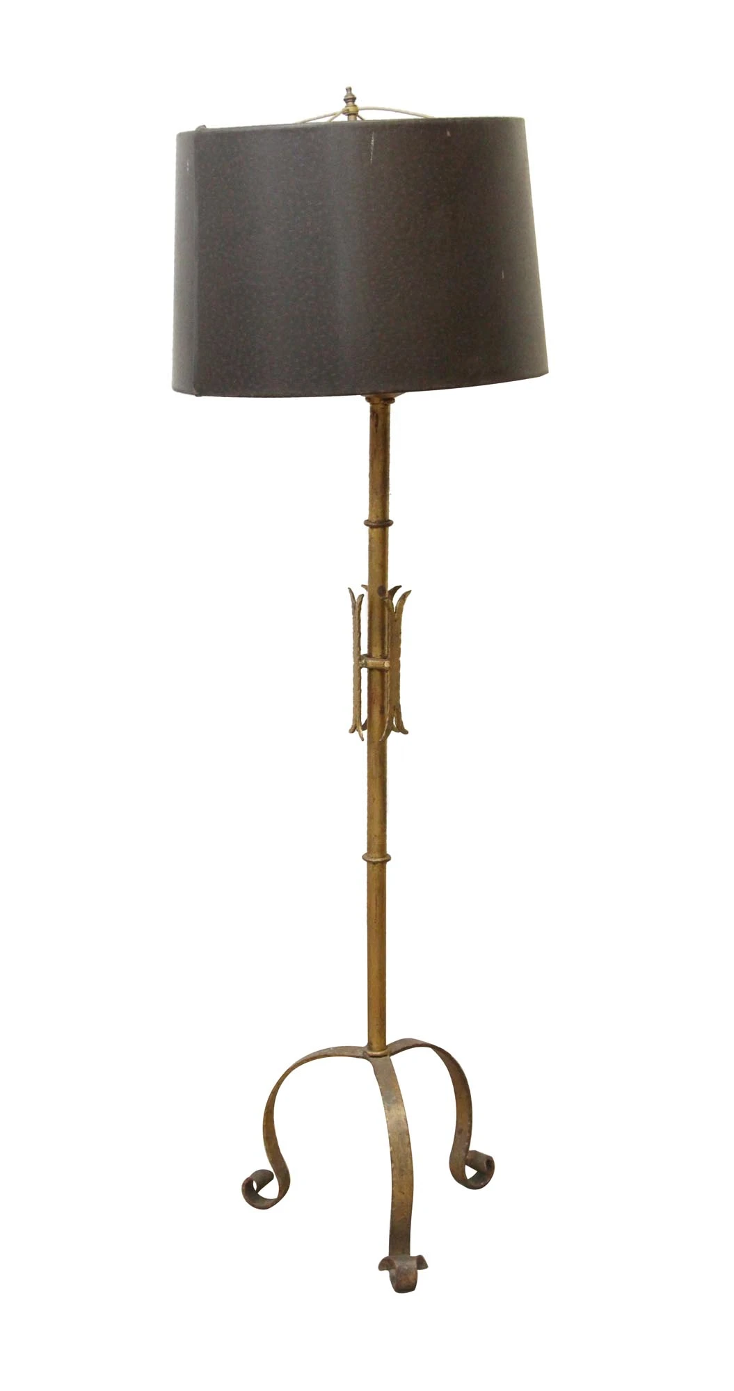 Wrought Iron Floor Lamp With Black Shade 3 Wrought Iron Floor Lamp With Black Shade