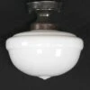Antique Schoolhouse Glass 12 In. Flush Mount Light 2 Antique Schoolhouse Glass 12 In. Flush Mount Light -OGT Sale Store flush semi flush mounts antique schoolhouse glass 12 in flush mount light q277727