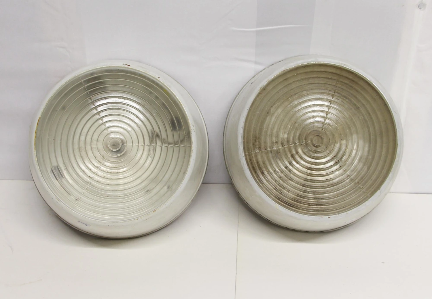 European Modern Holophane Glass Flush Mount 5 European Modern Holophane Glass Flush Mount - Image 3