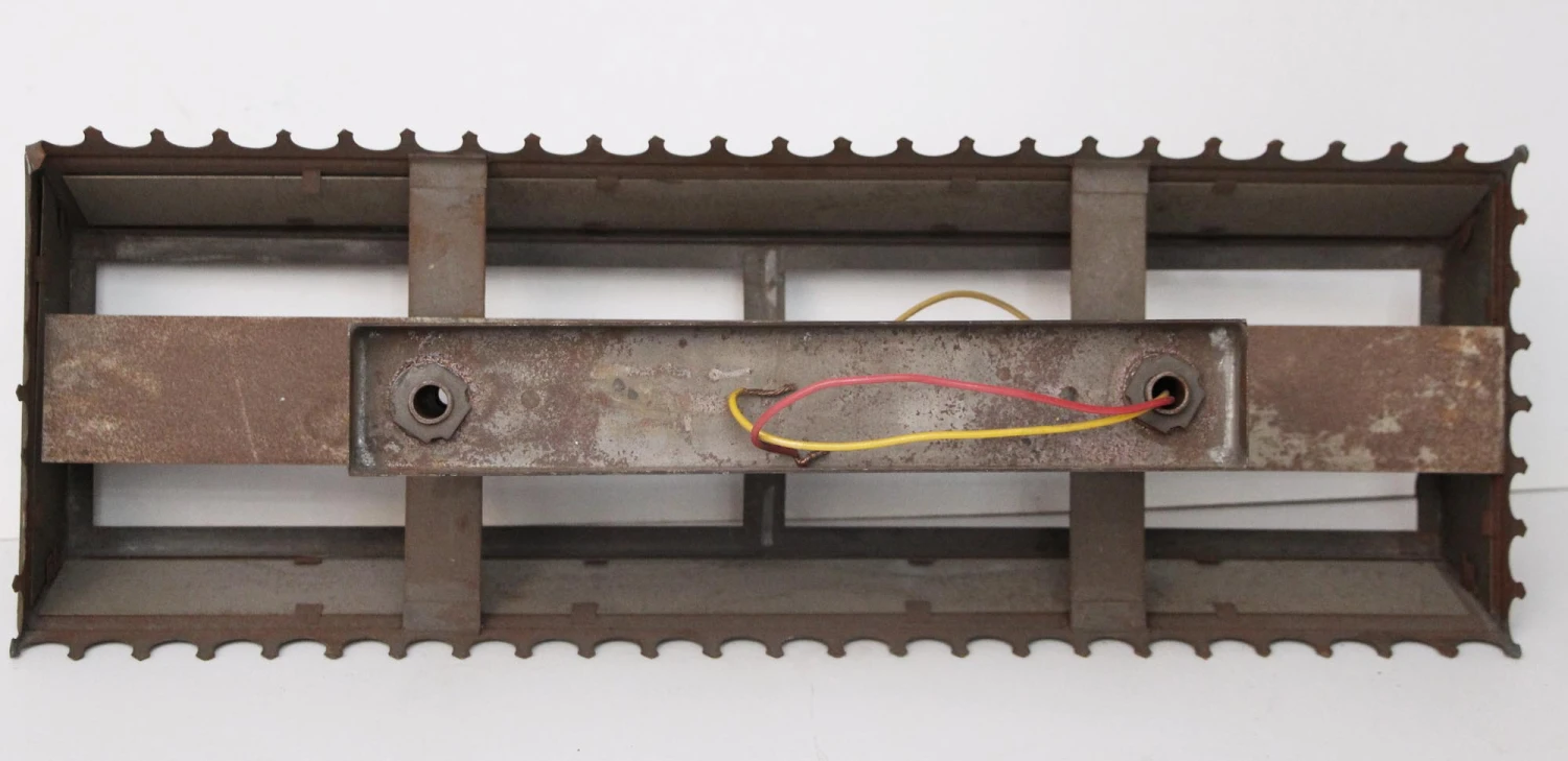 Gothic Rectangle Semi Flush Mount Billiard Style Light 5 Gothic Rectangle Semi Flush Mount Billiard Style Light - Image 3