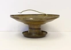 1910s Traditional Single Socket Brass Flush Mount Light 8 1910s Traditional Single Socket Brass Flush Mount Light -OGT Sale Store flush semi flush mounts for sale p261287