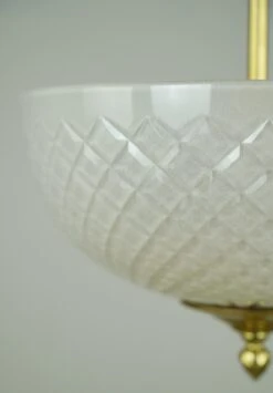 Waldorf Astoria Cut Frosted Crystal Brass Semi Flush Mount 12 Waldorf Astoria Cut Frosted Crystal Brass Semi Flush Mount -OGT Sale Store flush semi flush mounts for sale wan251288b