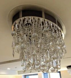 Waldorf Astoria Modern Crystal Flush Mount By Todd Rugee -OGT Sale Store flush semi flush mounts for sale wan253106