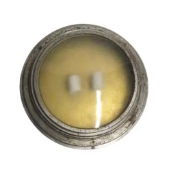 Industrial Round Steel 15.75 In. Flush Mount Light