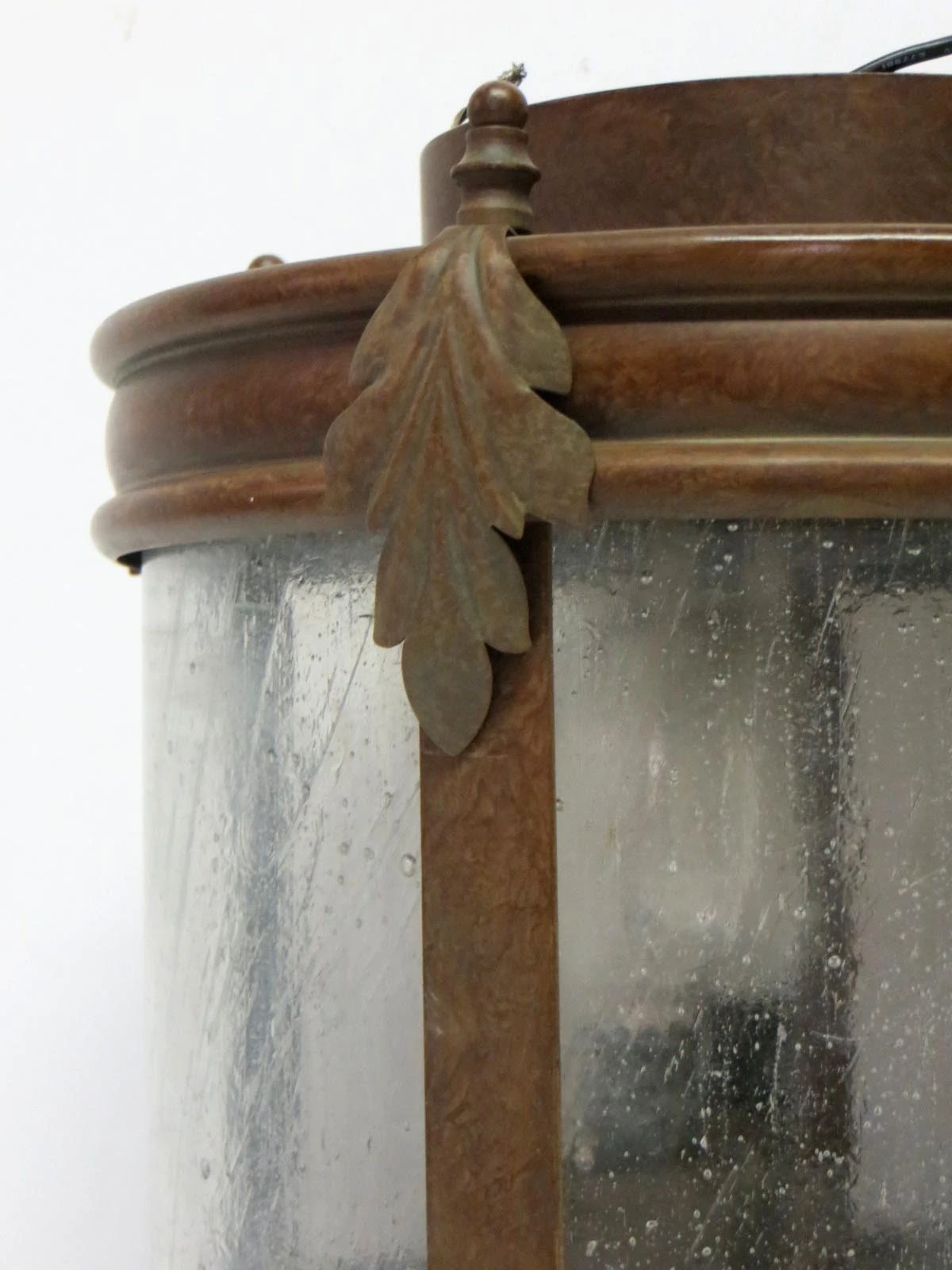 Vintage Traditional Copper Finish Steel Flush Mount Light 4 Vintage Traditional Copper Finish Steel Flush Mount Light - Image 2